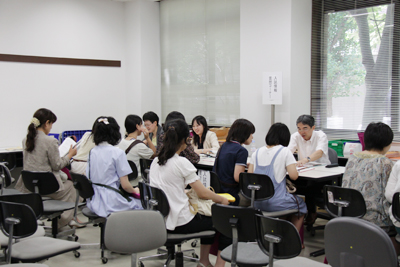 University staff field questions and give students information about the entrance examination