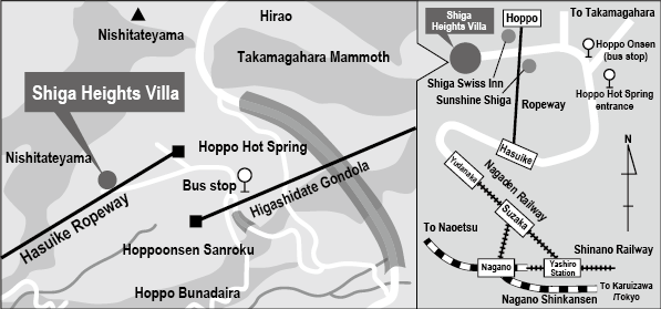 Shiga area map