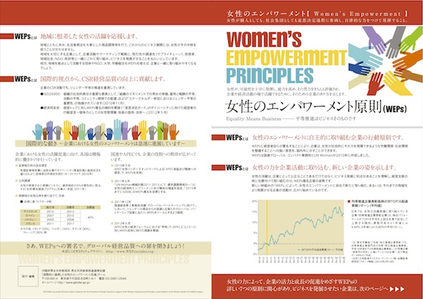 Women's Empowerment Principles – Equality Means Business