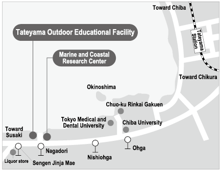 Tateyama area map