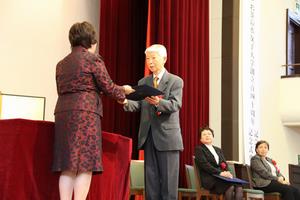 中谷陽一氏　名誉博士称号授与式（29日）